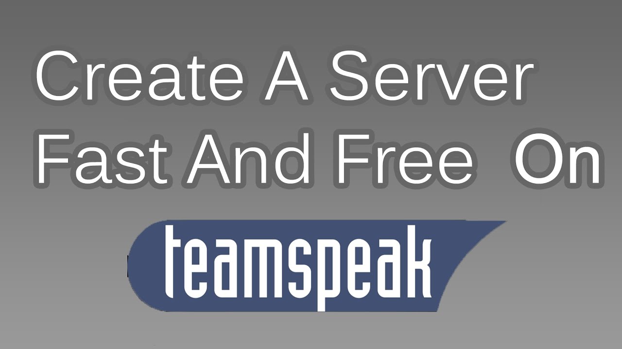 create teamspeak server free